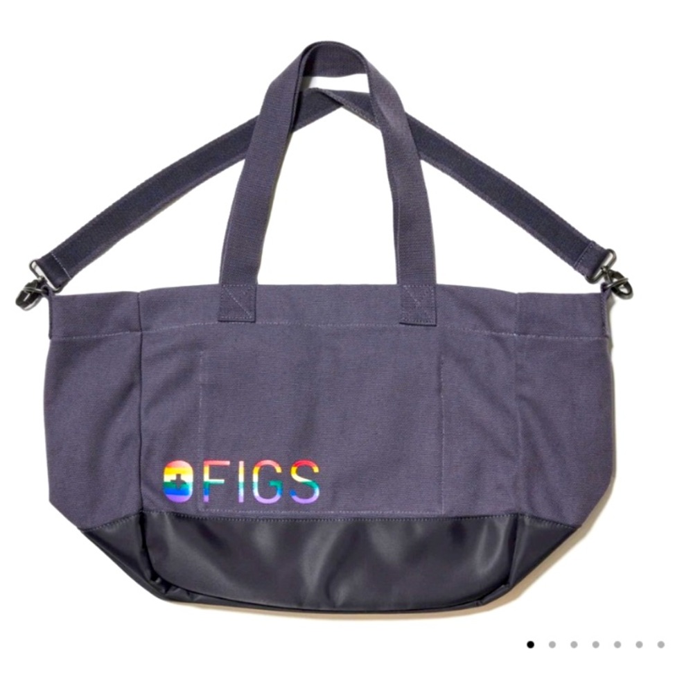 BRAND NEW FIGS Laminate Pride Rainbow Tote LAST ONE